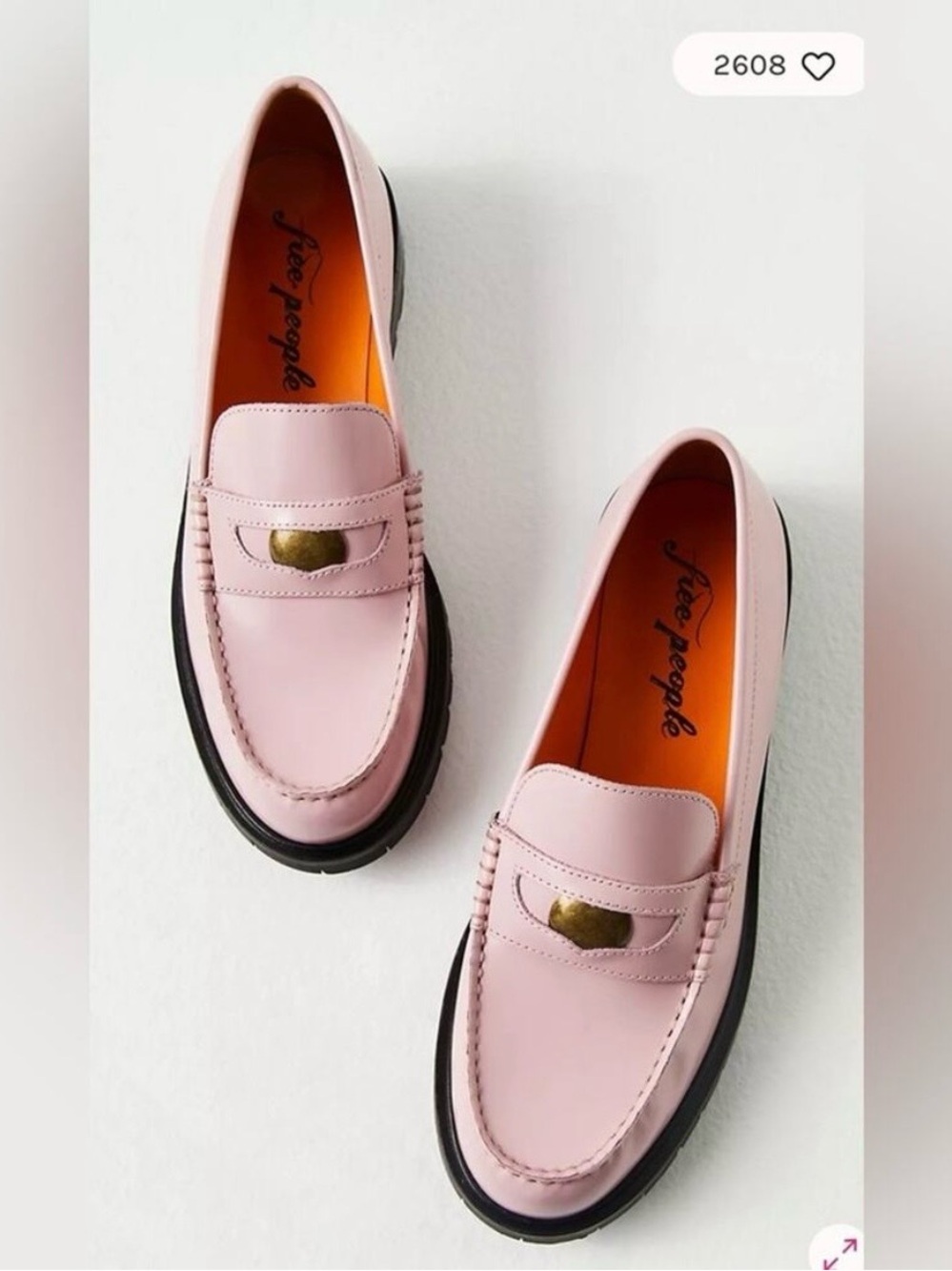 Free People Liv Loafers in Perfect Pink Size 37.6 / 7.5 - Picture 9 of 11